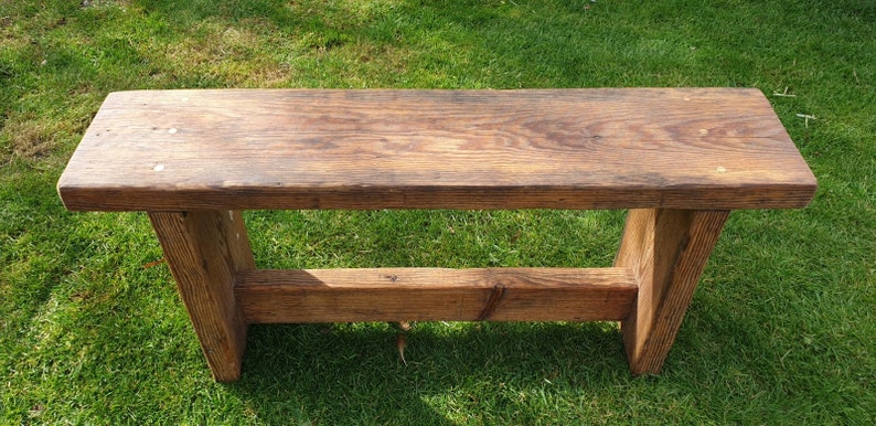 Reclaimed Scaffold Board Bench 60cm Width