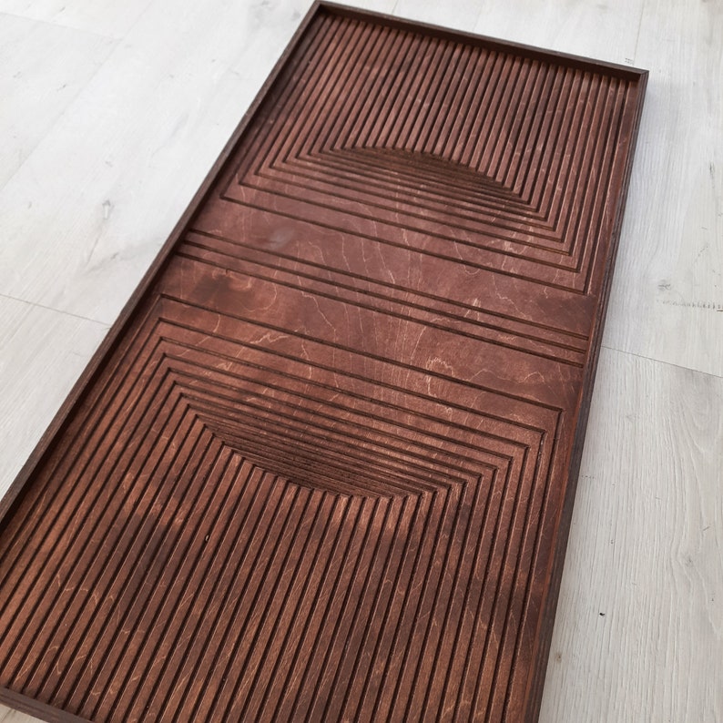 Woodboz Newline 3D Wall Art Natural Wood Grain